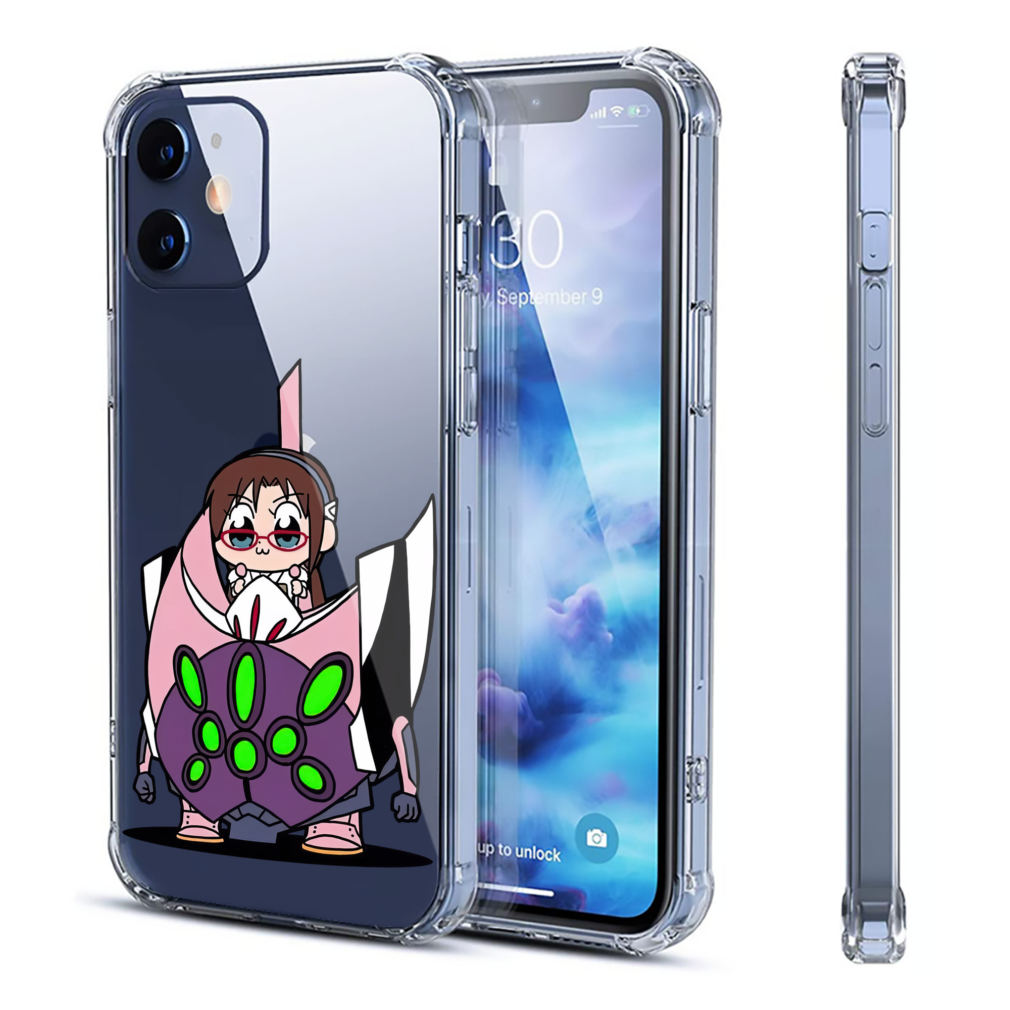 （画像用） EVA 新世紀エヴァンゲリオン 【iPhone 12シリーズ対応】透明スマホケース（クリアソフトケース）